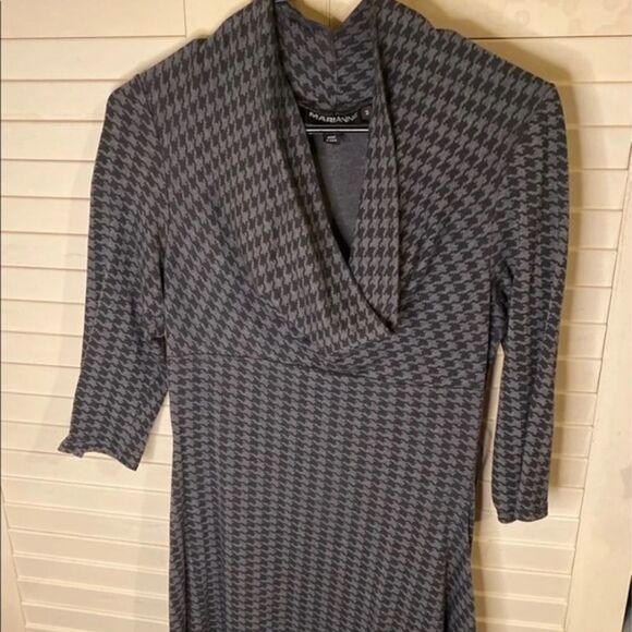 Marianne Cotton Dress with Drape Front - Picture 1 of 4